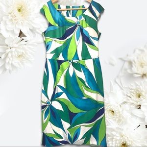 Dress Barn Floral Print Dress Size 10